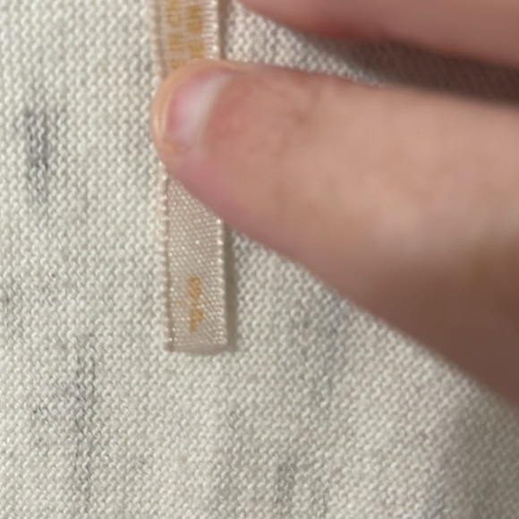 Free People Off White With Blue Decorative Cardigan Clip Closer Size Small - Picture 3 of 9